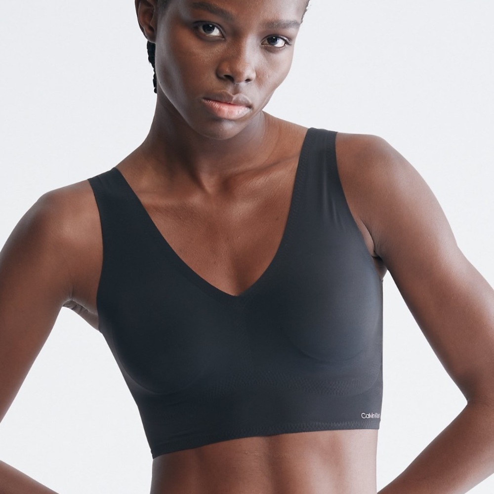 Calvin Klein Invisibles Lightly Lined V-Neck Bralette